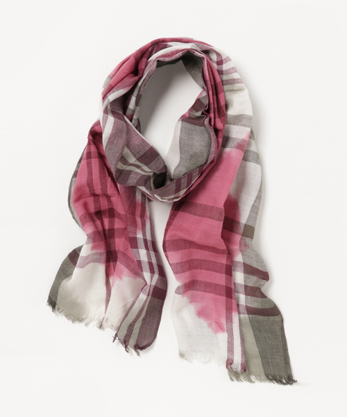 チャイハネ（チャイハネ）の「【チャイハネ】チェック柄アースストール（ストール/ショール・レディース・ブルー/レッド/ブラウン・FREE）」の9枚目の写真