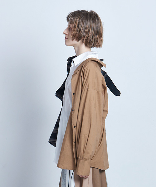 CRY.（クライ）の「SUPER NOVA LAYERED #A ベルテッドレイヤードシャツ 