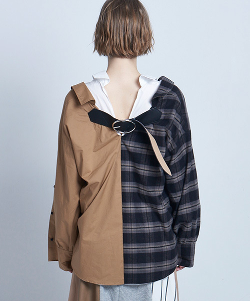 CRY.（クライ）の「SUPER NOVA LAYERED #A ベルテッドレイヤードシャツ  