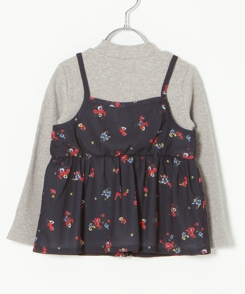 GLOBAL WORK（グローバルワーク）の「【キッズ】キャミレイヤードプルオーバー長袖/765008（Tシャツ/カットソー・キッズ・レッド/ネイビー/ブラック・MEDIUM/SMALL/LARGE/X-LARGE/XX-LARGE）」の7枚目の写真