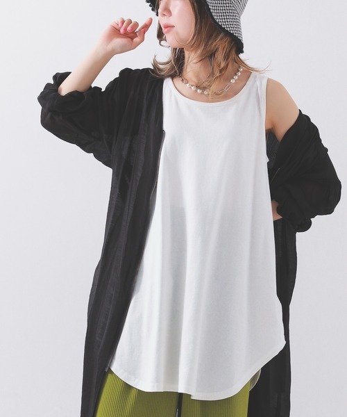 着回しシンプルシャツ型タンクトップ タンクトップ Osharewalker オシャレウォーカー のファッション通販 Zozotown