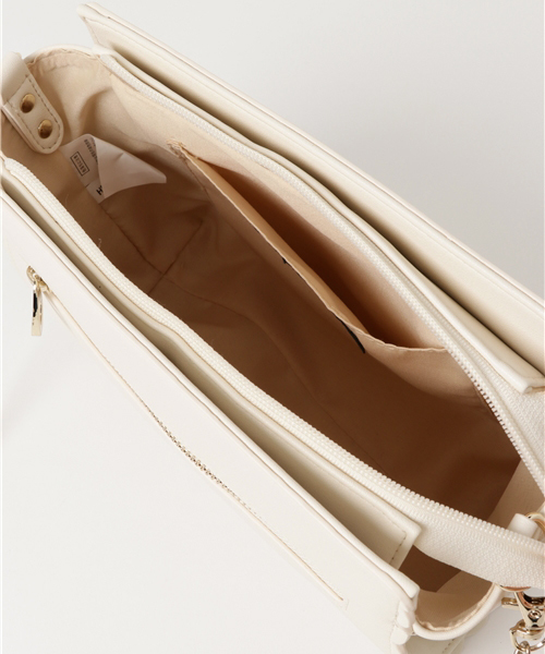 Heather（ヘザー）の「ＰＵスカラップショルダー 765701（ショルダーバッグ・レディース・ブラック/ブラウン系その他/ホワイト・FREE）」の8枚目の写真