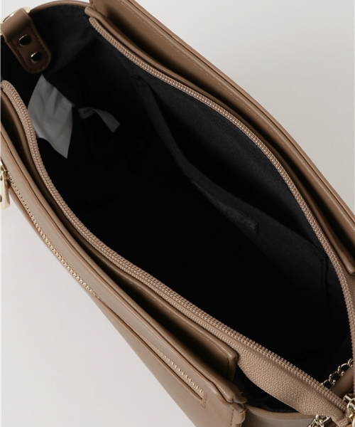 Heather（ヘザー）の「ＰＵスカラップショルダー 765701（ショルダーバッグ・レディース・ブラック/ブラウン系その他/ホワイト・FREE）」の9枚目の写真