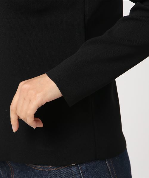 RIVE DROITE（リヴドロワ）の「ハートネックプルオーバー（ニット/セーター・レディース・オフホワイト/ブラック/ミント/ベージュ・FREE）」の6枚目の写真