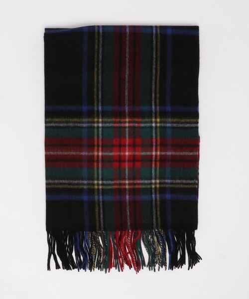 TWEED MILL（ツイードミル）の「[TWEED MILL/ツイードミル] 70×190 大判ウールストール（ストール/ショール・レディース・ネイビー/ライトブラウン/シルバーグレー/ホワイト×ブラック/ブルー系その他/キャメル/レッド系その他/チェック/レッド系その他2/ブラウン系その他/チャコールグレー/ブラック系その他/グレー系その他/ホワイト系その他/グレー系その他2/グレー系その他3/グレー系その他4/イエロー×ブラック/ブラウン系その他2/レッド系その他3/ブラック/ベージュ/オレンジ/グリーン系その他/ロイヤルブルー/ベージュ系その他/ブラウン系その他3/グリーン系その他3/グリーン系その他2/ラベンダー・F）」の5枚目の写真