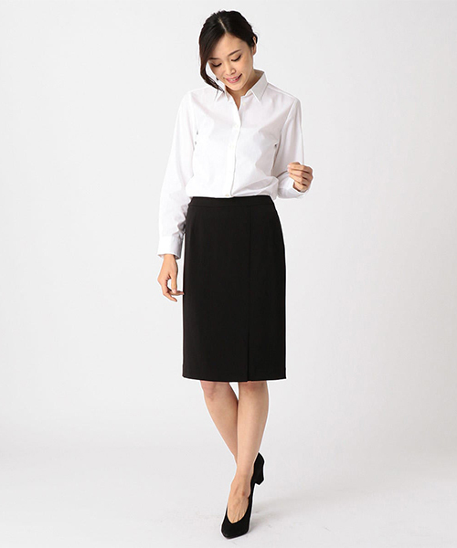 COMME CA ISM(コムサイズム)の「ドビー織りのホワイトシャツ(シャツ/ブラウス・レディース・ホワイト・SMALL/MEDIUM/LARGE)」の5枚目の写真