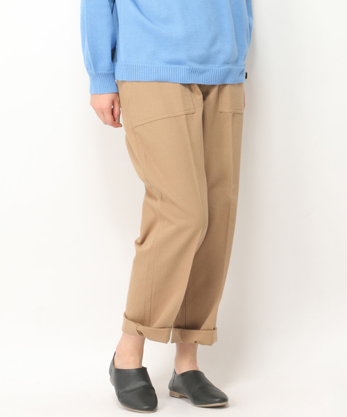 LBC（エルビーシー）の「ベーカーパンツ（その他パンツ・レディース・ダークグリーン/ベージュ・LARGE/MEDIUM）」の2枚目の写真