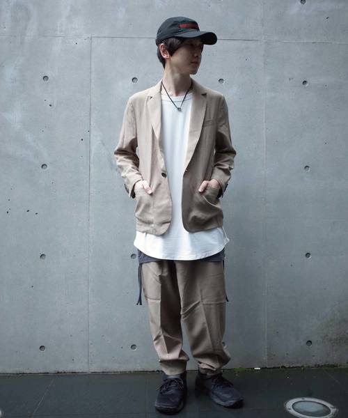 rovtski(ロフトスキー)の「rovtski 【春夏のセットアップ】TROPICAL斜結パンツ(スラックス・メンズ・ライトグレー/ネイビー/ベージュ/ダークブルー・MEDIUM/LARGE)」の6枚目の写真