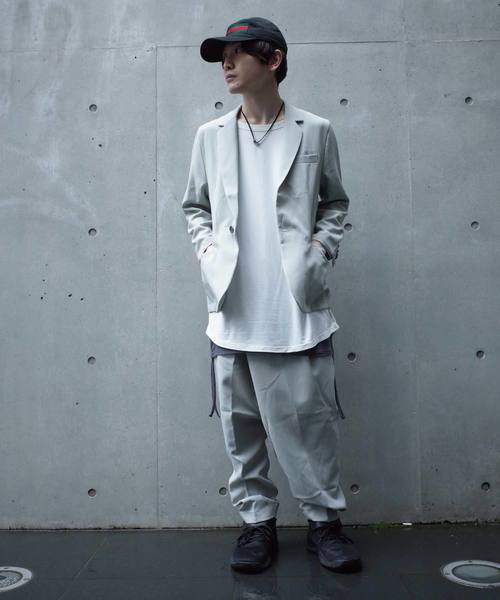 rovtski(ロフトスキー)の「rovtski 【春夏のセットアップ】TROPICAL斜結パンツ(スラックス・メンズ・ライトグレー/ネイビー/ベージュ/ダークブルー・MEDIUM/LARGE)」の8枚目の写真