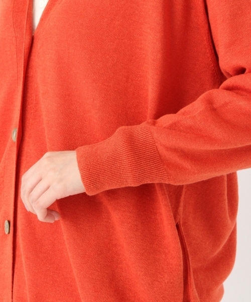 niko and...（ニコアンド）の「リネンロングカーディガン【niko and ...】（カーディガン/ボレロ・レディース・ライトグレー/ネイビー/オレンジ・LARGE/MEDIUM）」の13枚目の写真