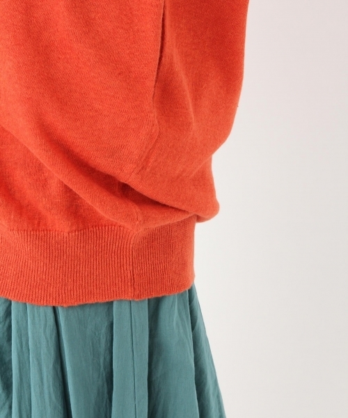 niko and...（ニコアンド）の「リネンロングカーディガン【niko and ...】（カーディガン/ボレロ・レディース・ライトグレー/ネイビー/オレンジ・LARGE/MEDIUM）」の12枚目の写真