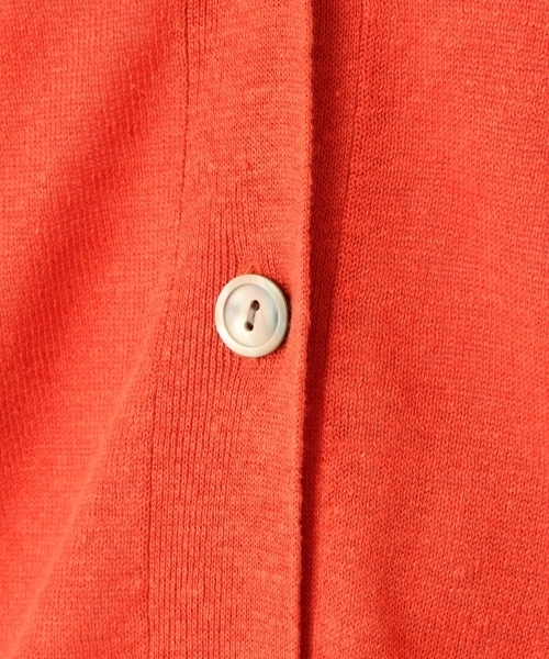 niko and...（ニコアンド）の「リネンロングカーディガン【niko and ...】（カーディガン/ボレロ・レディース・ライトグレー/ネイビー/オレンジ・LARGE/MEDIUM）」の5枚目の写真