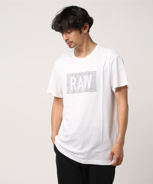 G-STAR（ジースター）の「Crostan T-Shirt（Tシャツ/カットソー・メンズ・ホワイト・LARGE/MEDIUM/X-LARGE/SMALL）」の2枚目の写真