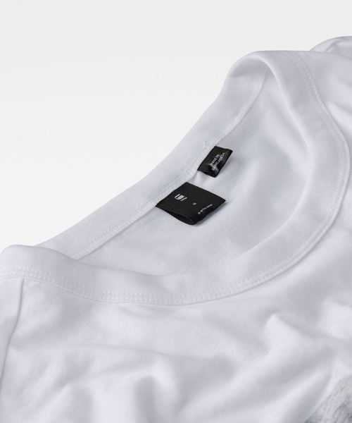 G-STAR（ジースター）の「Crostan T-Shirt（Tシャツ/カットソー・メンズ・ホワイト・LARGE/MEDIUM/X-LARGE/SMALL）」の6枚目の写真