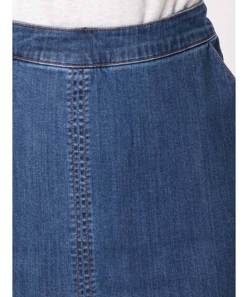 dazzlin(ダズリン)の「デニムスリットナロースカート(デニムスカート・レディース・ネイビー/インディゴブルー・MEDIUM/SMALL)」の17枚目の写真