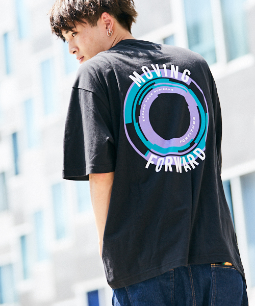 kutir（クティール）の「CIRCLE LOGO EX BIG TEE/ サークルロゴスーパービッグTシャツ（Tシャツ/カットソー・メンズ・ホワイト/ブラック・MEDIUM/LARGE）」の13枚目の写真
