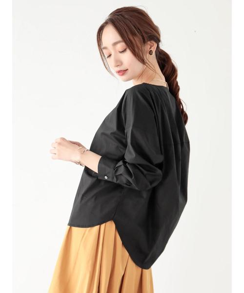 YECCA VECCA（イェッカヴェッカ）の「バックボリュームシャツ（シャツ/ブラウス・レディース・ホワイト/ブラック/キャメル・FREE）」の18枚目の写真