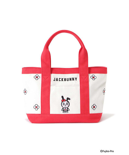 Jack Bunny By Pearly Gates ジャックバニー の ドラえもん Jack Bunny By Pearly Gates 花総柄 刺繍カートバッグ ドラえもん トートバッグ Wear