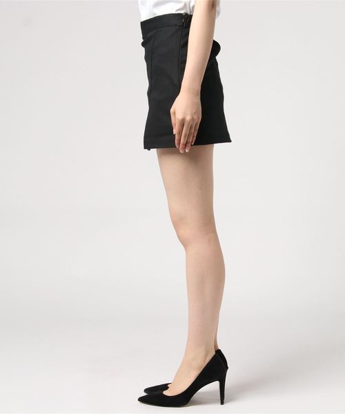 DING（ディング）の「DING/スリットミニスカパン（スカート・レディース・ブラック/カーキ・FREE）」の5枚目の写真