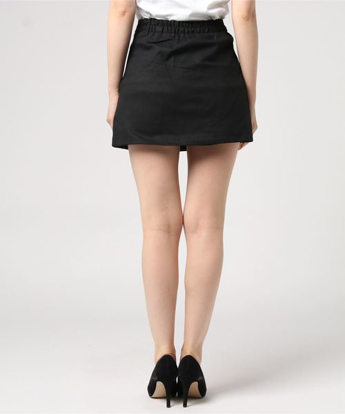DING（ディング）の「DING/スリットミニスカパン（スカート・レディース・ブラック/カーキ・FREE）」の6枚目の写真