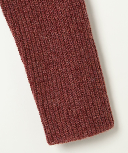 VENCEEXCHANGE(ヴァンスエクスチェンジ)の「カシュクールニットワンピース(ワンピース・レディース・ダークグリーン/ブラウン/ボルドー・MEDIUM)」の9枚目の写真