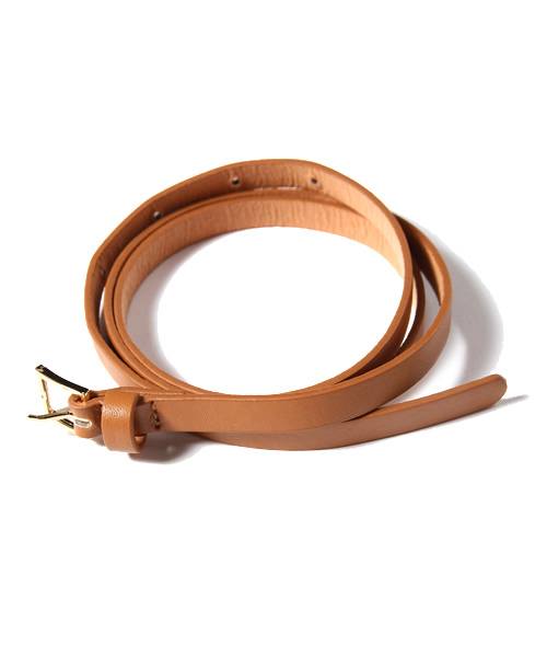 NANO universe(ナノユニバース)の「ベルト付き2タックパンツ(スラックス・レディース・ベージュ/ブラック・36/38)」の11枚目の写真