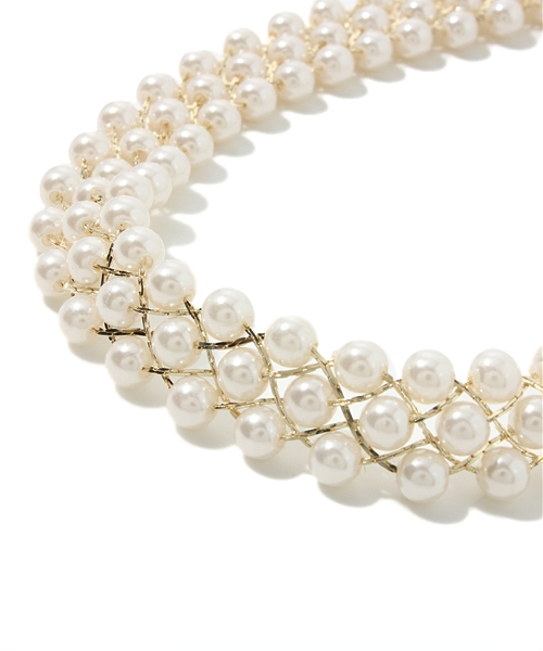 Chico（チコ）の「パールボールチョーカー（ネックレス・レディース・ホワイト・FREE）」の3枚目の写真