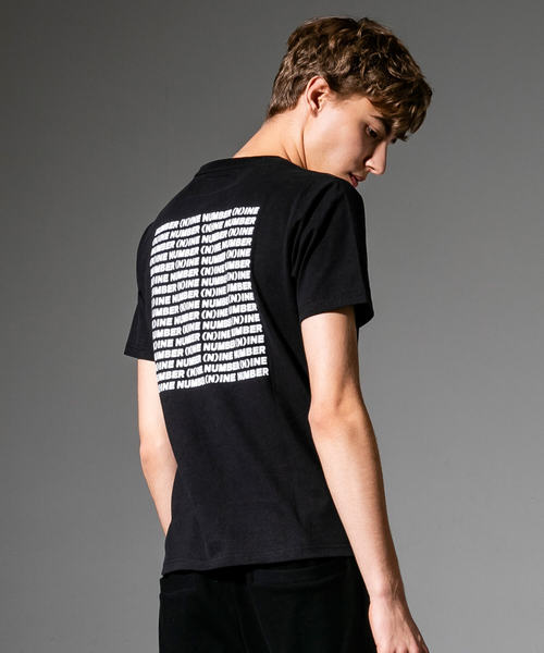 NUMBER (N)INE DENIM(ナンバーナインデニム)の「NUMBER (N)INE DENIM(ナンバーナインデニム)バックロゴ半袖Tシャツ(Tシャツ/カットソー・メンズ・ホワイト/ブラック/ベージュ・SMALL/MEDIUM/LARGE/X-LARGE)」の2枚目の写真