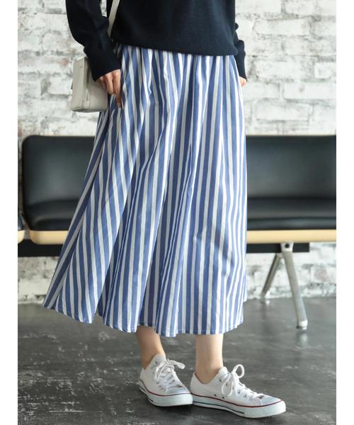 AMERICAN HOLIC（アメリカンホリック）の「ロングギャザースカート（スカート・レディース・イエロー系その他3/その他16/ブルー系その他4/その他15/チェック・FREE）」の21枚目の写真