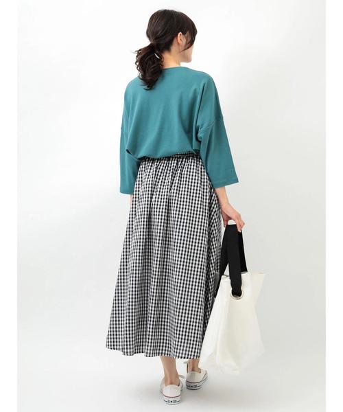 AMERICAN HOLIC（アメリカンホリック）の「ロングギャザースカート（スカート・レディース・イエロー系その他3/その他16/ブルー系その他4/その他15/チェック・FREE）」の13枚目の写真