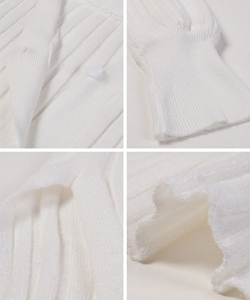 coca（coca）（コカ）の「前後2wayリブニットロングカーディガン（カーディガン/ボレロ・レディース・ホワイト/ベージュ/ブラウン・ONE SIZE）」の20枚目の写真