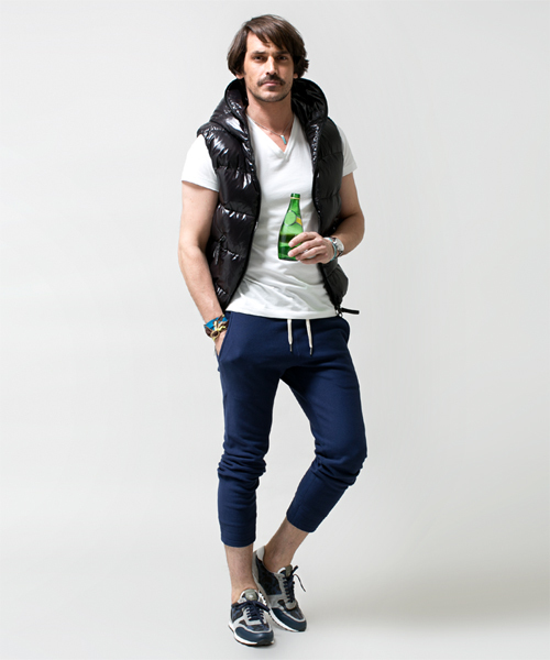 NANO universe(ナノユニバース)の「DUVETICA(デュベティカ)/ aridteodue(ダウンベスト・メンズ・ベージュ/ブルー/ネイビー/ブラック・46/48/50)」の7枚目の写真