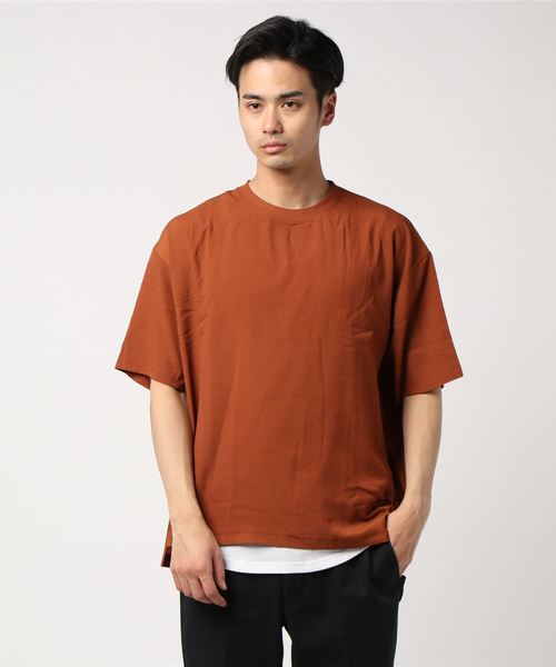 LB/S （エルビーエス）の「布帛プルオーバーアンサンブル（Tシャツ/カットソー・メンズ・ホワイト/ブラック/ブラウン/グレー・MEDIUM/LARGE）」の4枚目の写真