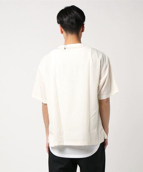 LB/S （エルビーエス）の「布帛プルオーバーアンサンブル（Tシャツ/カットソー・メンズ・ホワイト/ブラック/ブラウン/グレー・MEDIUM/LARGE）」の6枚目の写真