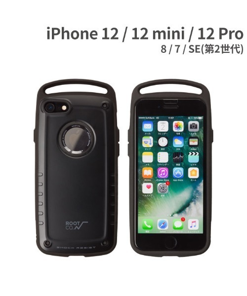Iphone12 Iphone12pro Iphone12mini Iphone8 Iphone7 ケース Iphone Se 第2世代 Root Co Gravity Shock Resist Case Pro 耐衝撃 ハードケース スマホケース スマホケース カバー Gravity グラビティー のファッション通販 Zozotown