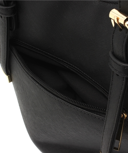 DISCOAT（ディスコート）の「【Discoat】ポーチ付2WAYトート（トートバッグ・レディース・アイボリー/ベージュ/ブラック/ピンク・ﾌﾘ-）」の11枚目の写真