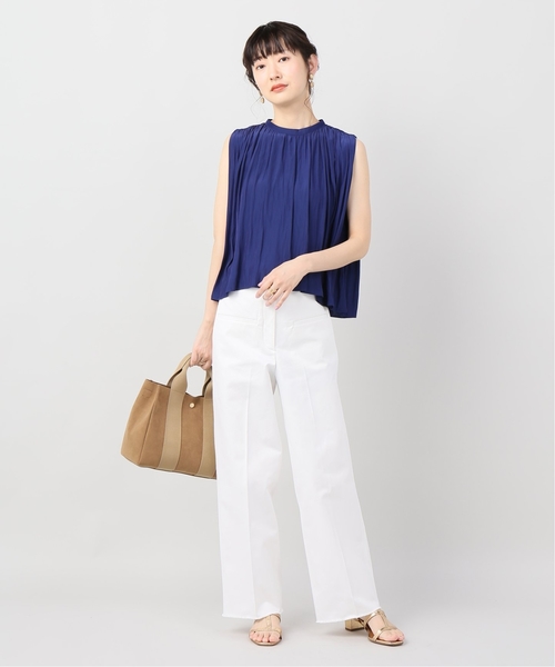 VERMEIL par iena（ヴェルメイユパーイエナ）の「プレミアムハイカウントポケットパンツ◆（その他パンツ・レディース・ホワイト・38/36）」の5枚目の写真