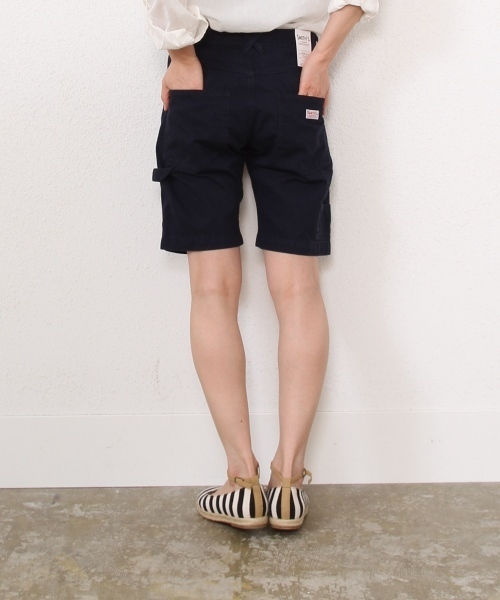 coen(コーエン)の「SMITH(スミス)ピケバミューダパンツ(その他パンツ・レディース・オフホワイト/ネイビー/オレンジ・SMALL/MEDIUM/LARGE)」の6枚目の写真