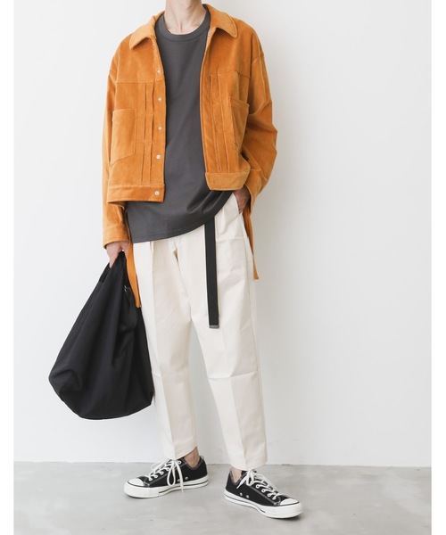 CRAMSHELL(クラムシェル)の「SHOULDER SHOPPING BAG L(ショルダーバッグ・メンズ・グレー/ブラック・FREE)」の19枚目の写真