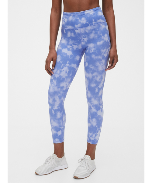【超美品】Gapfit エクリプスハイライズプリント7/8レギンス GAP（ギャップ）の「Gapfit エクリプスハイライズプリント7/8