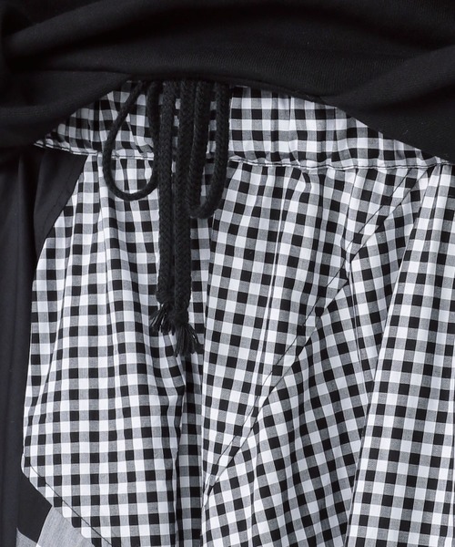 FRAPBOIS（フラボア）の「ギンガムパッチ（スカート・レディース・ブラック/グリーン系その他・1/0）」の6枚目の写真