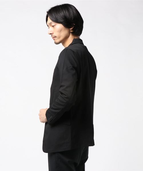 Beno（ビーノ）の「T/R ストレッチ ／ スタイリッシュ コンパクト テーラードジャケット（テーラードジャケット・メンズ・ブラック/グレー/ネイビー/グレー系その他/グレー系その他2・M/L/LL）」の18枚目の写真