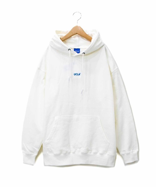 UCLA(ユーシーエルエー)の「UCLA カレッジ プルパーカ (M1)(パーカー・メンズ・ホワイト/ブラック/ベージュ/グレー/オリーブ・MEDIUM/LARGE/X-LARGE)」の2枚目の写真