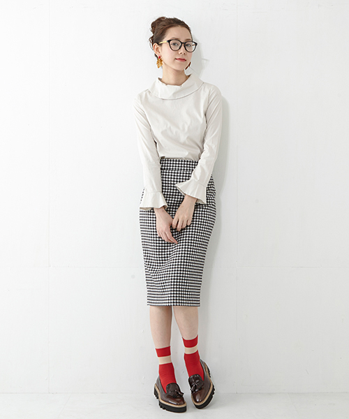 Ray BEAMS（レイビームス）の「Ray BEAMS / スタンドオフカラー シャツ（シャツ/ブラウス・レディース・ホワイト/ベージュ・0/1）」の15枚目の写真