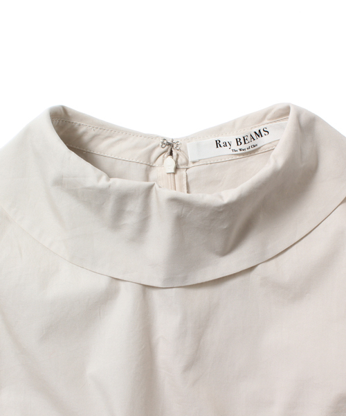 Ray BEAMS（レイビームス）の「Ray BEAMS / スタンドオフカラー シャツ（シャツ/ブラウス・レディース・ホワイト/ベージュ・0/1）」の5枚目の写真