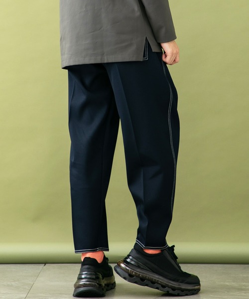 UNITED TOKYO（ユナイテッドトウキョウ）の「ダブルクロスＰＴ/セットアップ（スラックス・メンズ・ネイビー・1/2/3）」の3枚目の写真