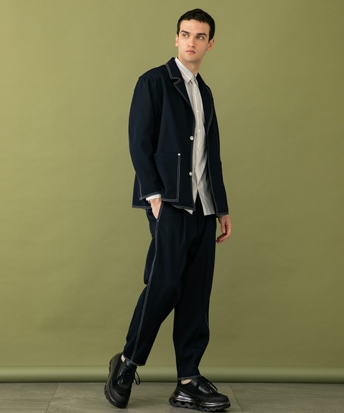 UNITED TOKYO（ユナイテッドトウキョウ）の「ダブルクロスＰＴ/セットアップ（スラックス・メンズ・ネイビー・1/2/3）」の13枚目の写真