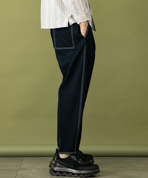 UNITED TOKYO（ユナイテッドトウキョウ）の「ダブルクロスＰＴ/セットアップ（スラックス・メンズ・ネイビー・1/2/3）」の16枚目の写真