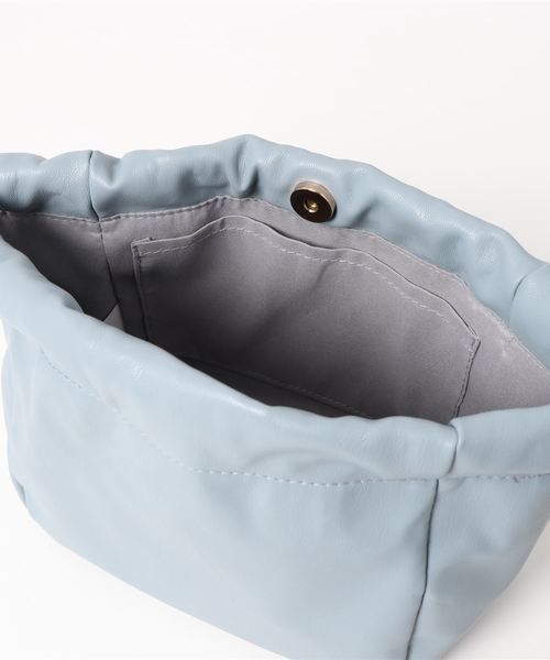 GeeRA（ジーラ）の「巾着ミニショルダーバッグ（ショルダーバッグ・レディース・ベージュ/ブルー/パイソン/ブラック・FREE）」の17枚目の写真