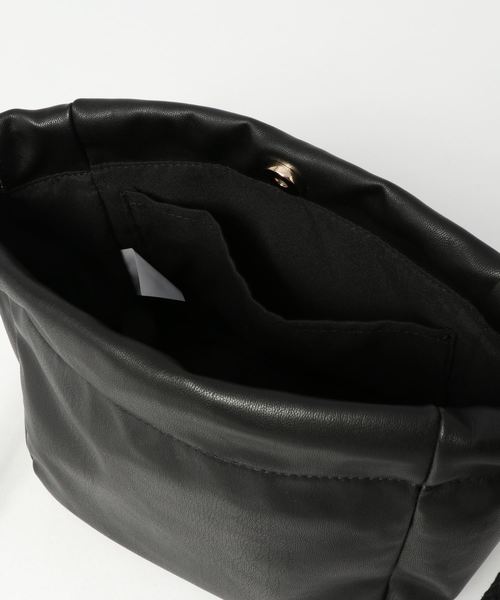 GeeRA（ジーラ）の「巾着ミニショルダーバッグ（ショルダーバッグ・レディース・ベージュ/ブルー/パイソン/ブラック・FREE）」の18枚目の写真